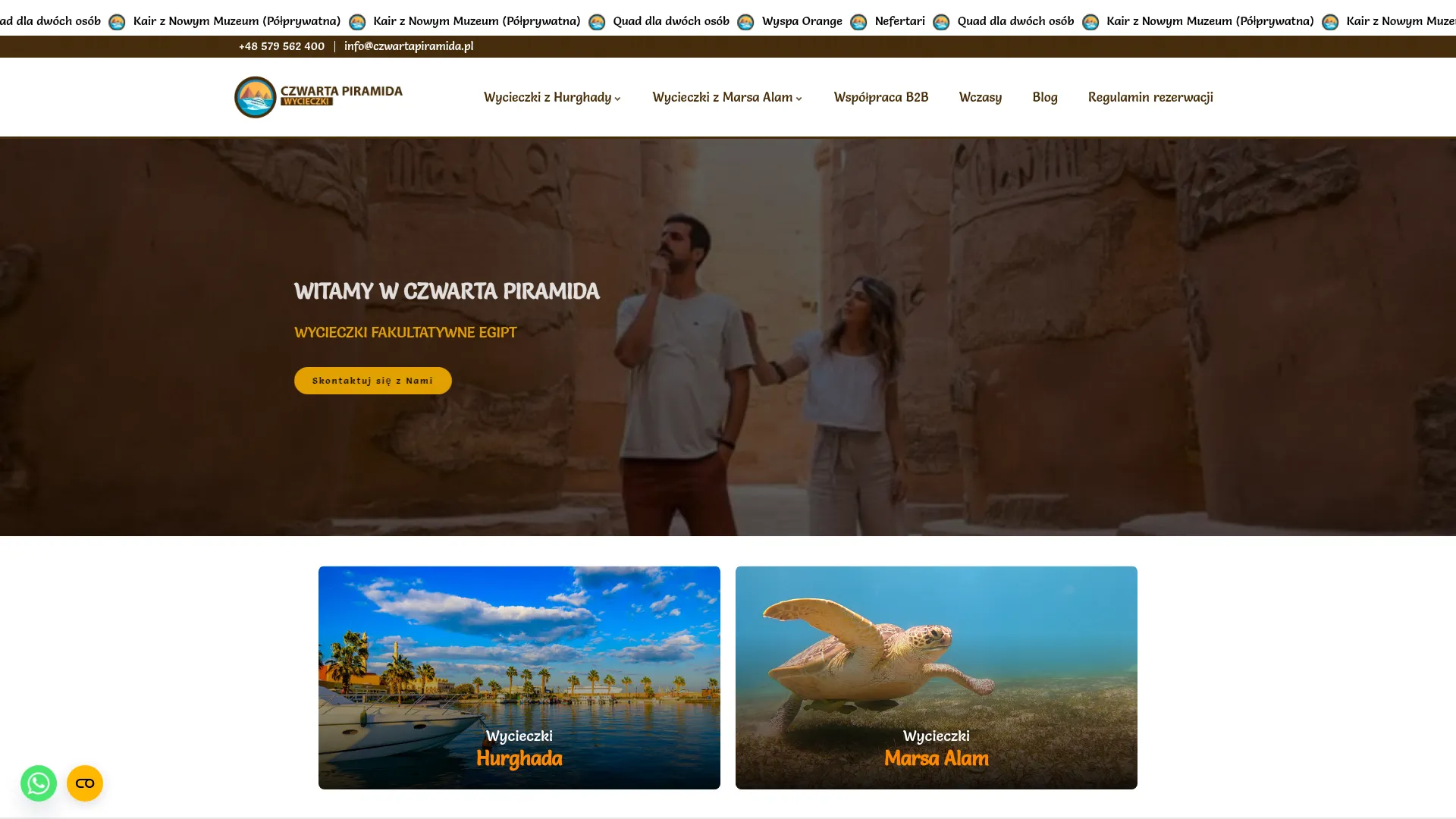 Screenshot of www.czwartapiramida.pl