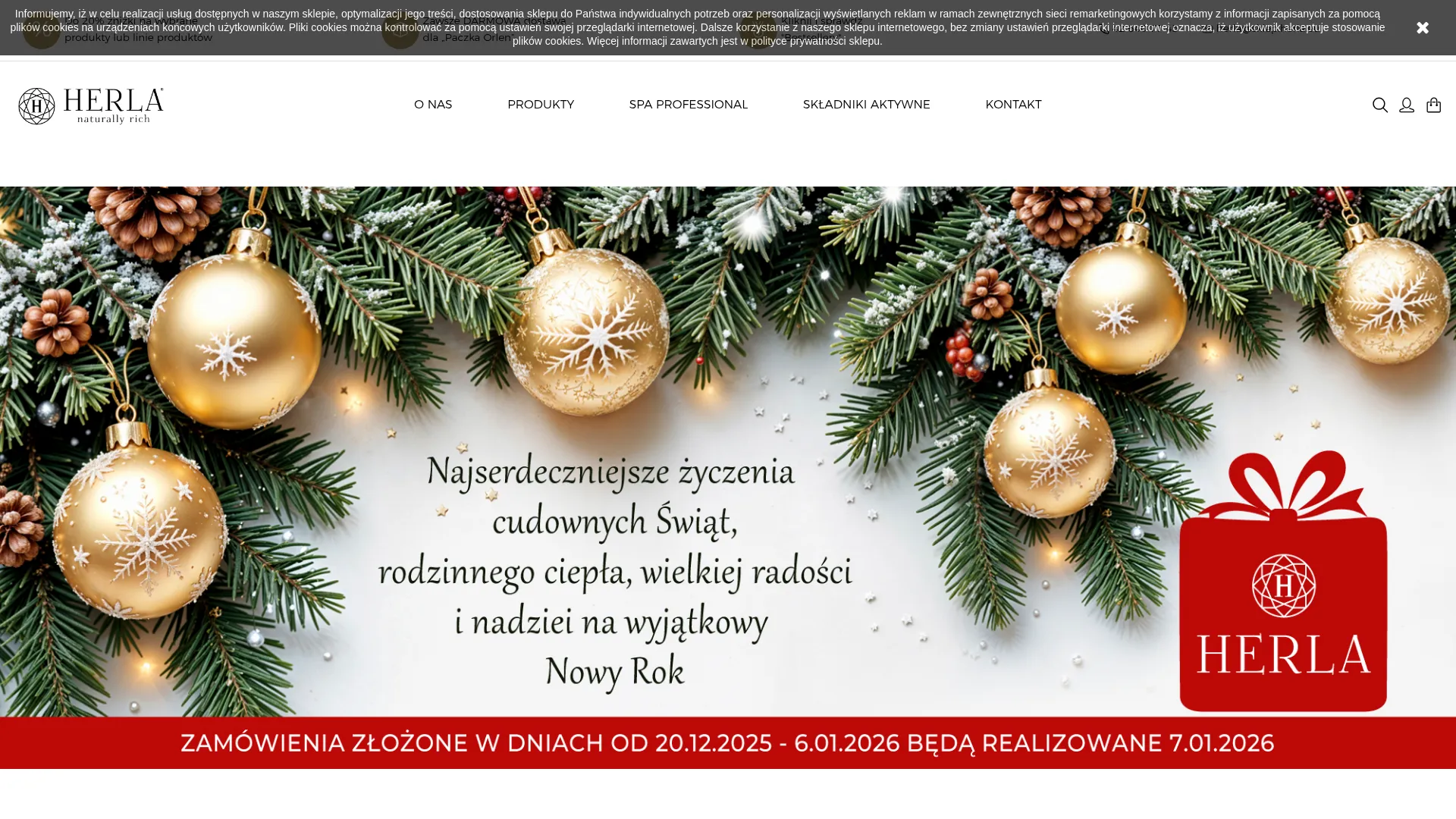 Screenshot of sklep.herla.eu